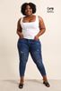 Immagine di CURVY GIRL RIPPED STRETCH JEANS